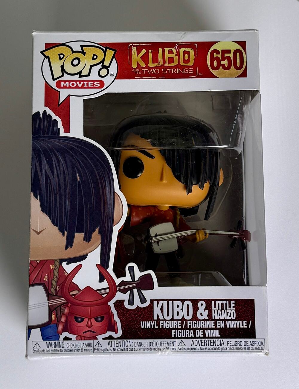 Funko Pop Figure 650 Kubo and the Two Strings Kubo & Little Hanzo